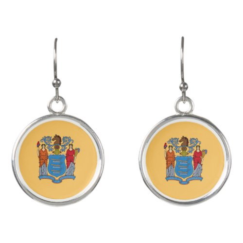 New Jersey State Flag Earrings