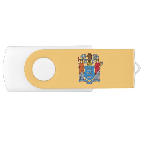 New Jersey State Flag Flash Drive