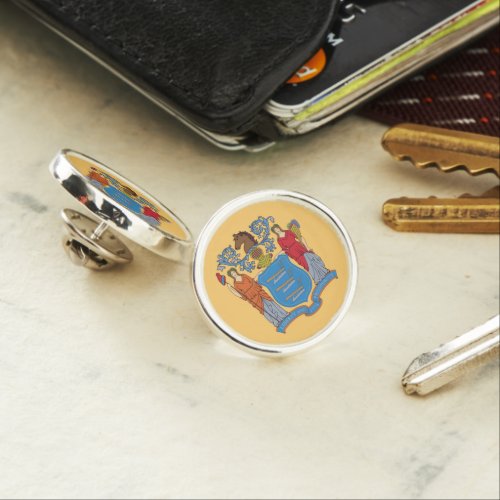 NEW JERSEY STATE FLAG LAPEL PIN