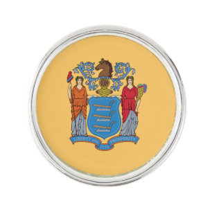 New Jersey State Flag Lapel Pin