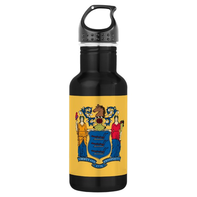 New Jersey State Flag Liberty Bottle (Front)