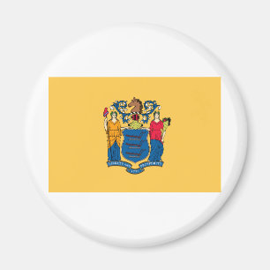 New Jersey State Flag Magnet