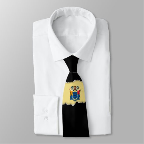 New Jersey State Flag Neck Tie