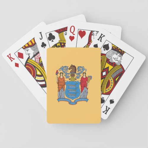 New Jersey State Flag Poker Cards