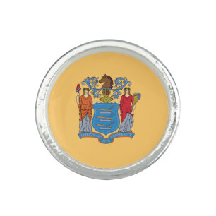 New Jersey State Flag Ring