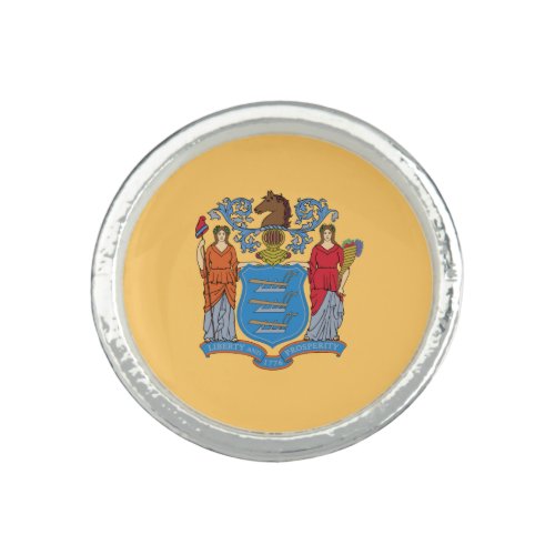 New Jersey State Flag Ring