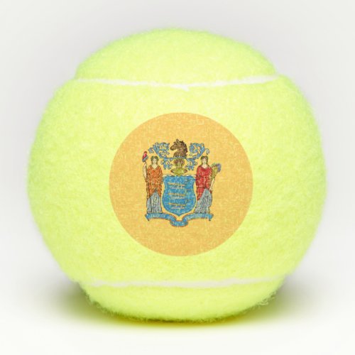 New Jersey State Flag Tennis Balls