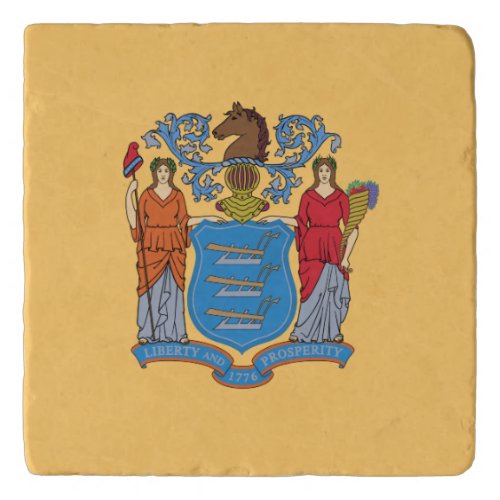 New Jersey State Flag Trivet