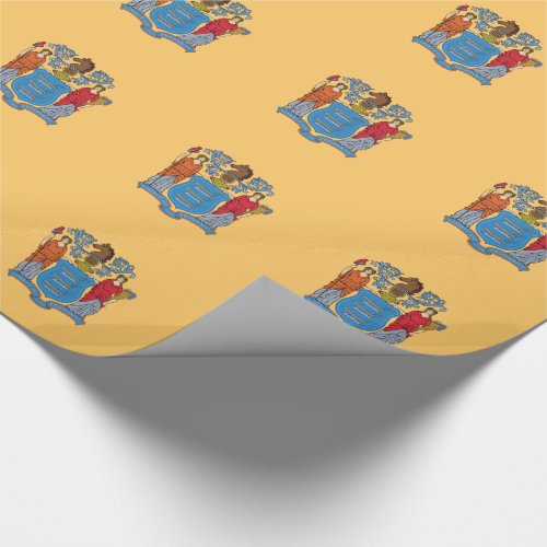 New Jersey State Flag Wrapping Paper