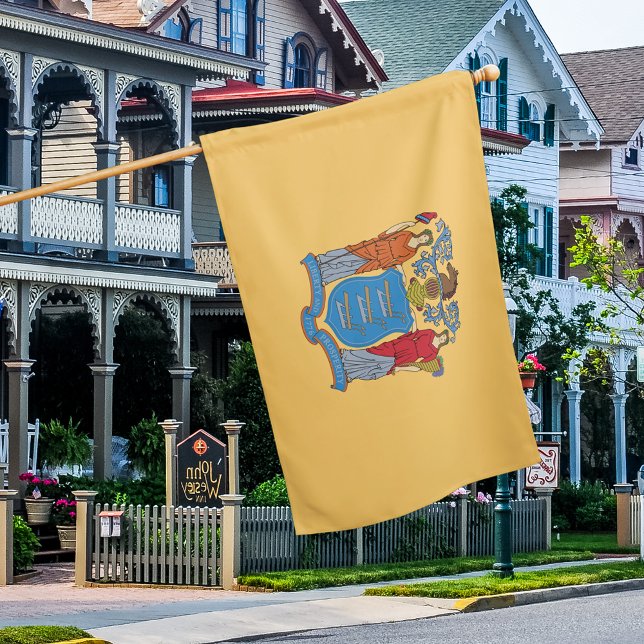 New Jersey State House Flag (New Jersey State House Flag)