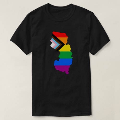 New Jersey State Pride LGBTQ Progress Pride T_Shirt