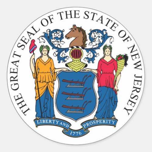 New Jersey State Seal and Motto