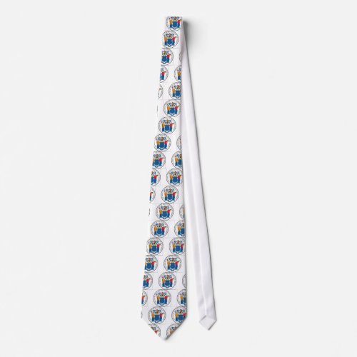 New Jersey State Seal Tie