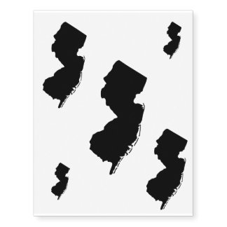 New Jersey State Temp Tattoos 5