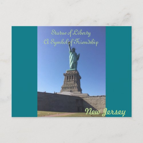 New Jersey Statue of Liberty Postcard