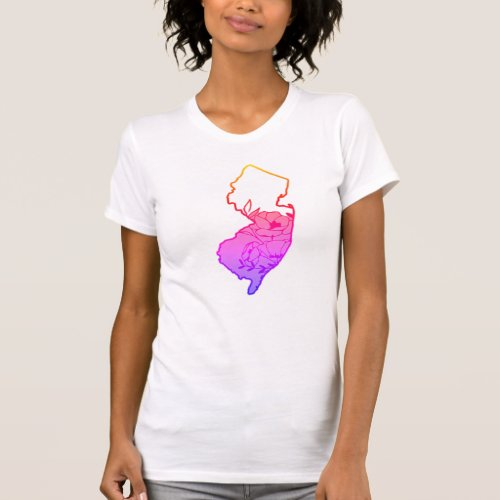 New Jersey T_Shirt   Pride   Outline   Born  Stat