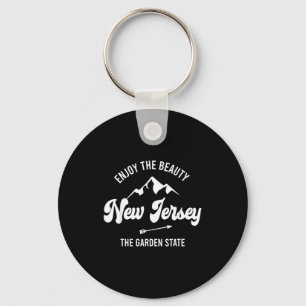 New Jersey - The Garden State - Enjoy The Beauty  Keychain