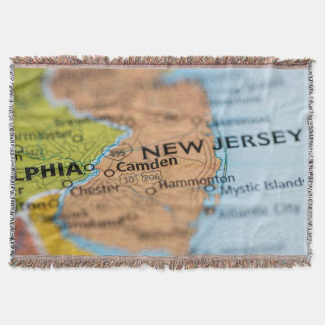 New Jersey Throw Blanket (Front)
