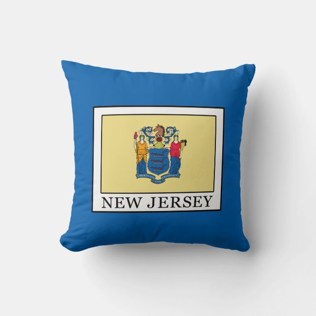 New Jersey Throw Pillow (Front)