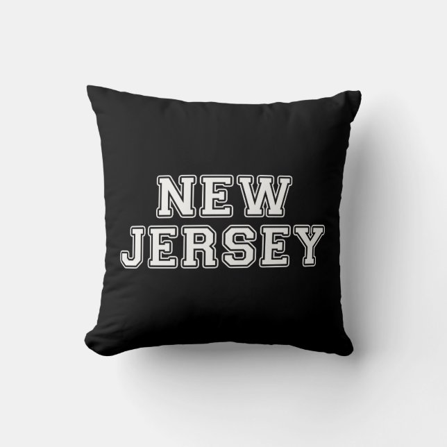 New Jersey Throw Pillow (Front)
