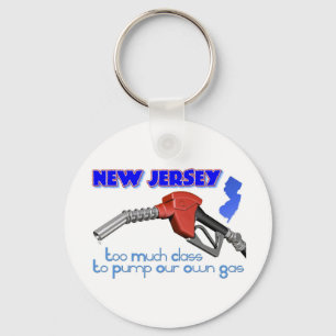 New Jersey: Too Much Class to Pump Our Own Gas Keychain