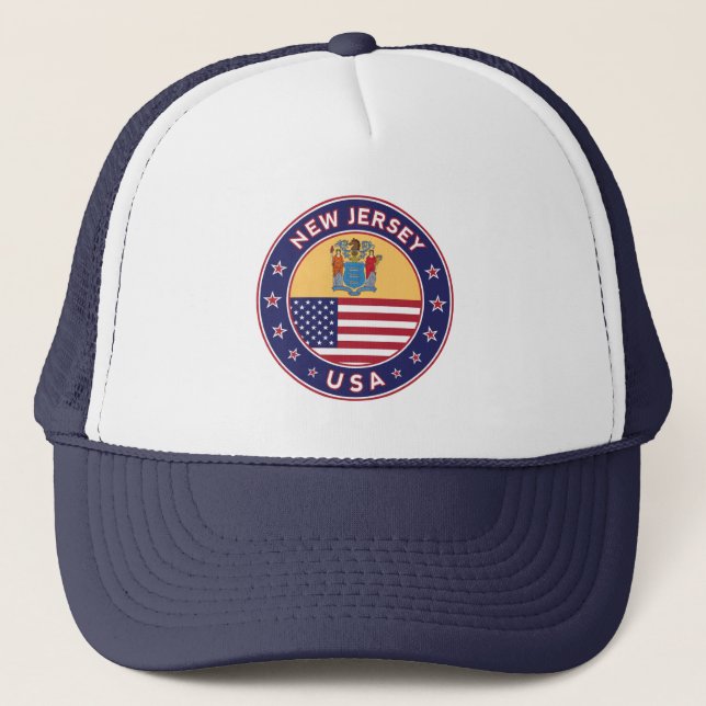 New Jersey Trucker Hat (Front)
