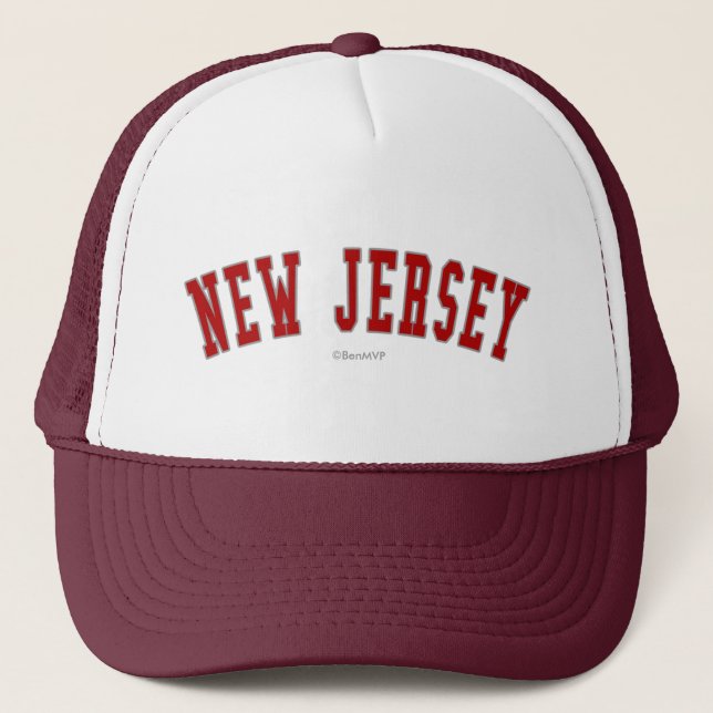 New Jersey Trucker Hat (Front)