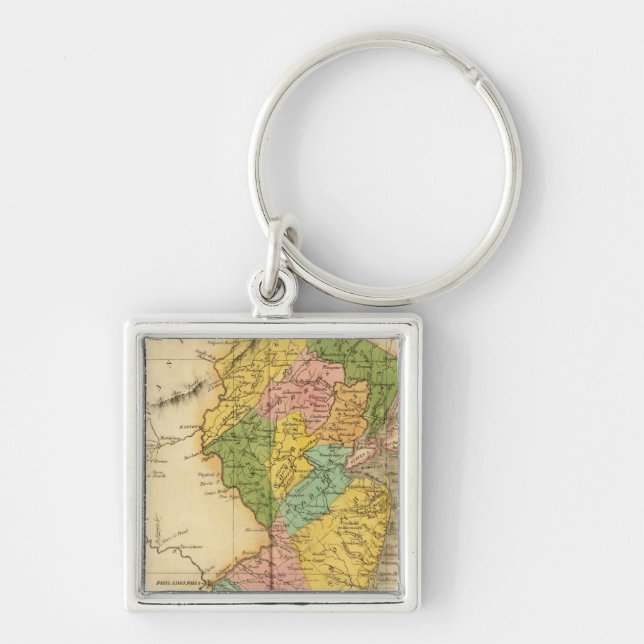 New Jersey US Keychain (Front)