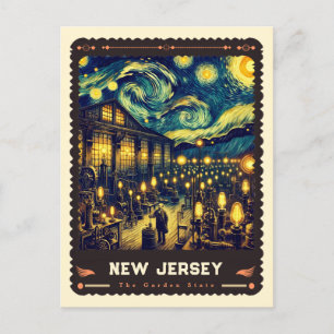 New Jersey Vincent Van Gogh Inspired Postcard
