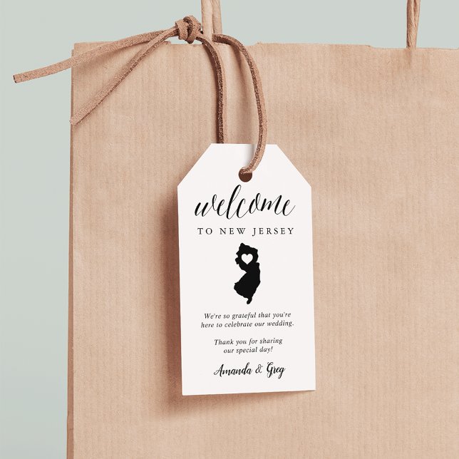 New Jersey Wedding Welcome Gift Tags (Creator Uploaded)