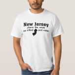 NEW JERSEY 'WHERE THE WEAK ARE KILLED AND EATEN' T-Shirt<br><div class="desc">NEW JERSEY 'WHERE THE WEAK ARE KILLED AND EATEN'</div>