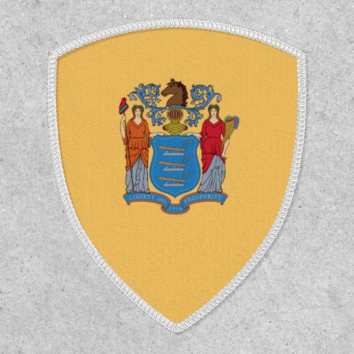 New Jerseyan Flag Flag of New Jersey Patch
