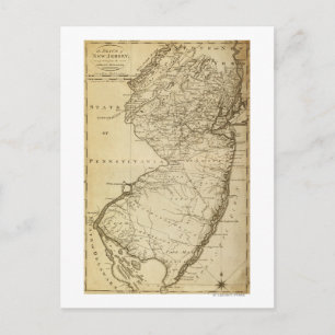 New JerseyPanoramic MapNew Jersey Postcard