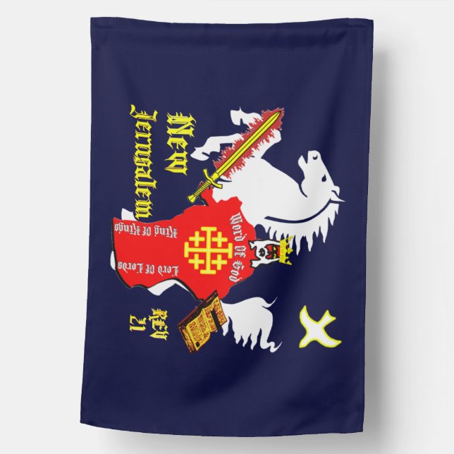 New Jerusalem Flag V.3 Complete Graphic (Front)