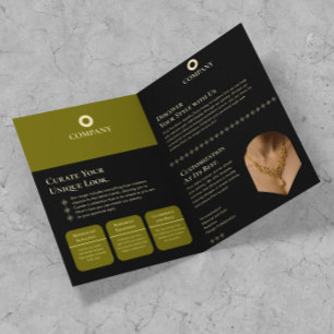 New Jewelry Collection Custom Photos Brochure