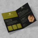 New Jewelry Collection Custom Photos Brochures<br><div class="desc">New Jewelry Collection Marketing Bi-Fold Brochure,  where you can upload photos from your Jewelry collection.
Classic black with green and light beige accents.</div>