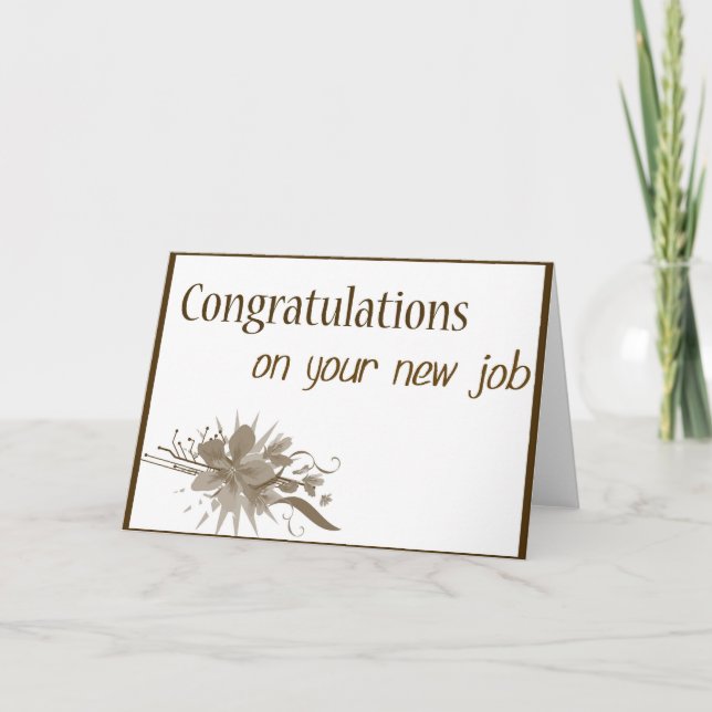 New Job Card (Front)