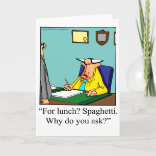 New Job Congratulations Humor Greeting Card