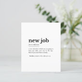 New Job Definition – Funny Motivational Typography (Standing Front)
