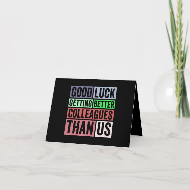 New Job Funny | Farewell Coworker Leaving | Good L Announcement (Front)