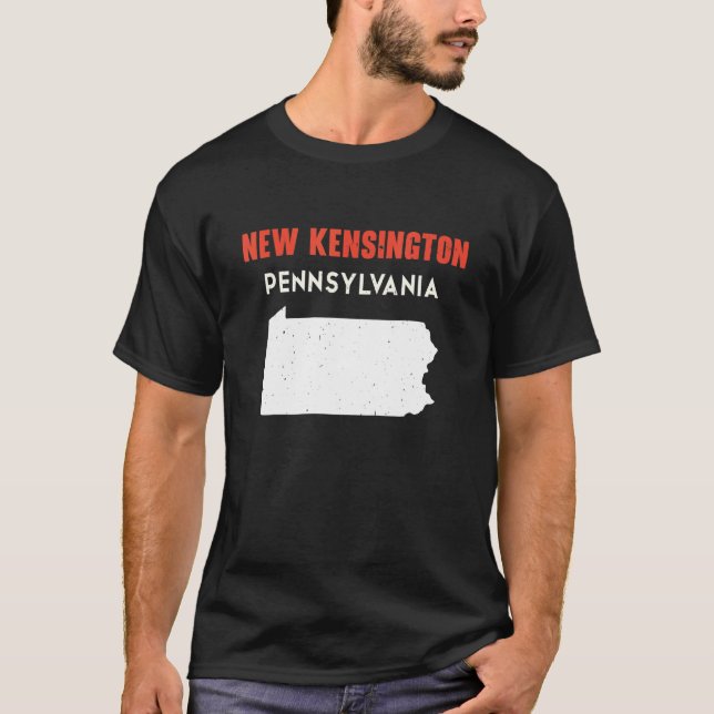New Kensington Pennsylvania USA State America Trav T-Shirt (Front)