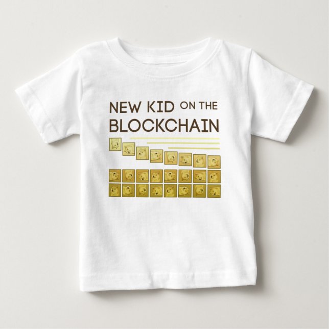 New Kid on the Block Chain Baby T-Shirt (Front)