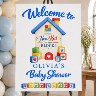 New Kid on the Block Foam Core Sign