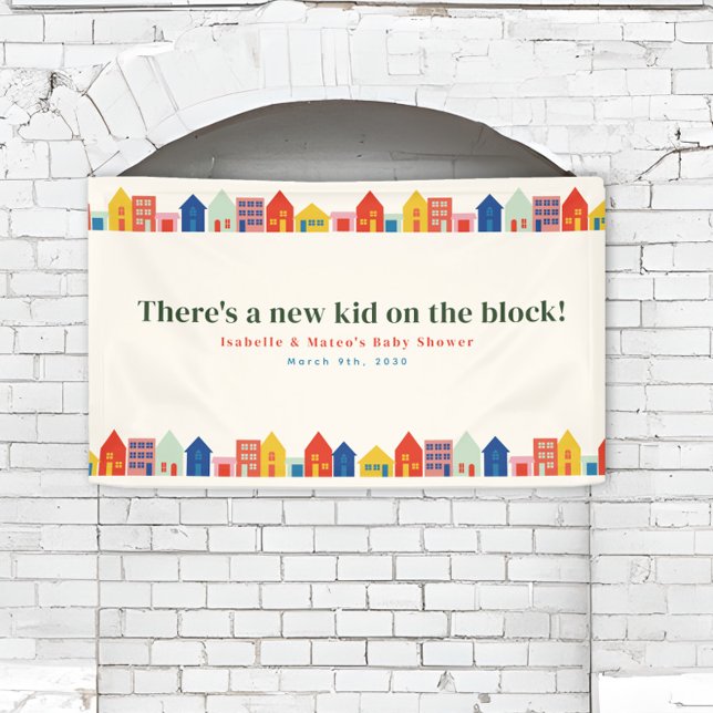 New Kid On The Block Neighborhood Baby Shower Banner (Creator Uploaded)