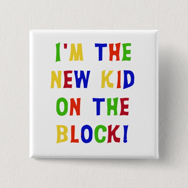 New Kid on the Block Pinback Button (Front)