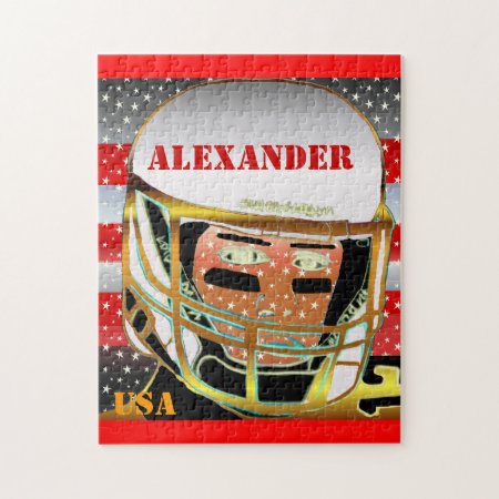 New Kids Football Personalized Puzzle Sports Gift