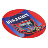 New Kids Football Plate Personalized Sports Gift (Right Side)