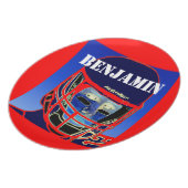 New Kids Football Plate Personalized Sports Gift (Left Side)