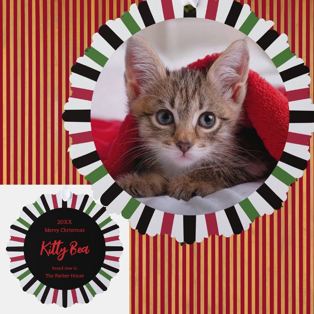 New Kitty in the House Christmas Ornament Card (Creator Uploaded)