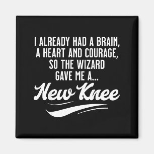 New Knee Funny Wizard Knee Replacement Surgery Rec Magnet